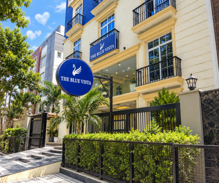 The Blue Vista Hotel exterior from the hotel media collection