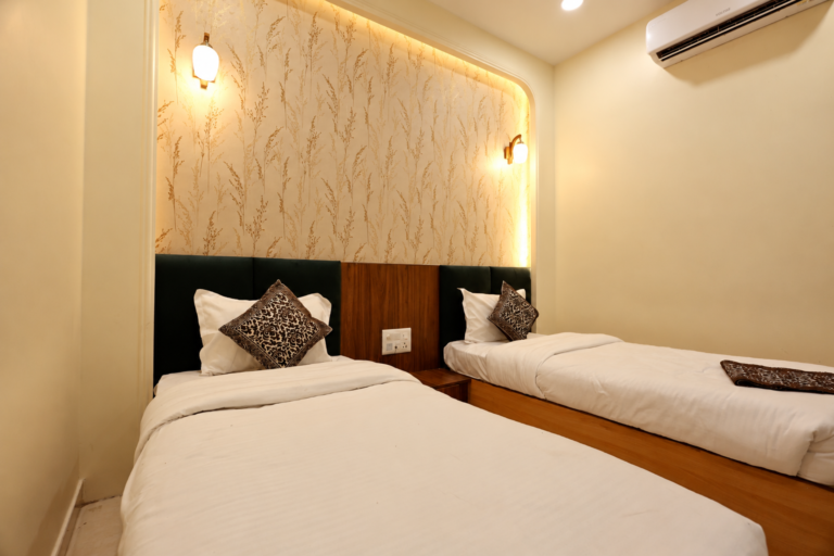 Standard Twin Beds Room at The Blue Vista Hotel in Greater Noida